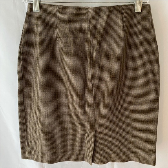 J. Jill Dresses & Skirts - J. Jill skirt Ponte pencil brown black SZ XS. Worn Once